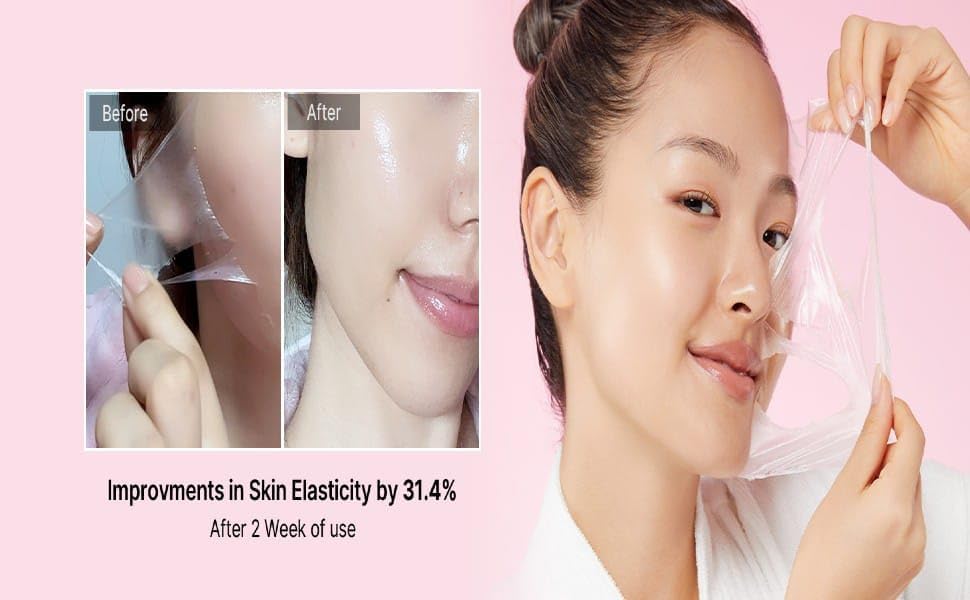 medicube Wrapping Mask Collagen Overnight Peel Off Facial Mask | Elasticity & Hydration Care, Reduces Sagging & Dullness | Hydrolyzed Collagen For Glowing Skin | Korean Skin Care, 75ml