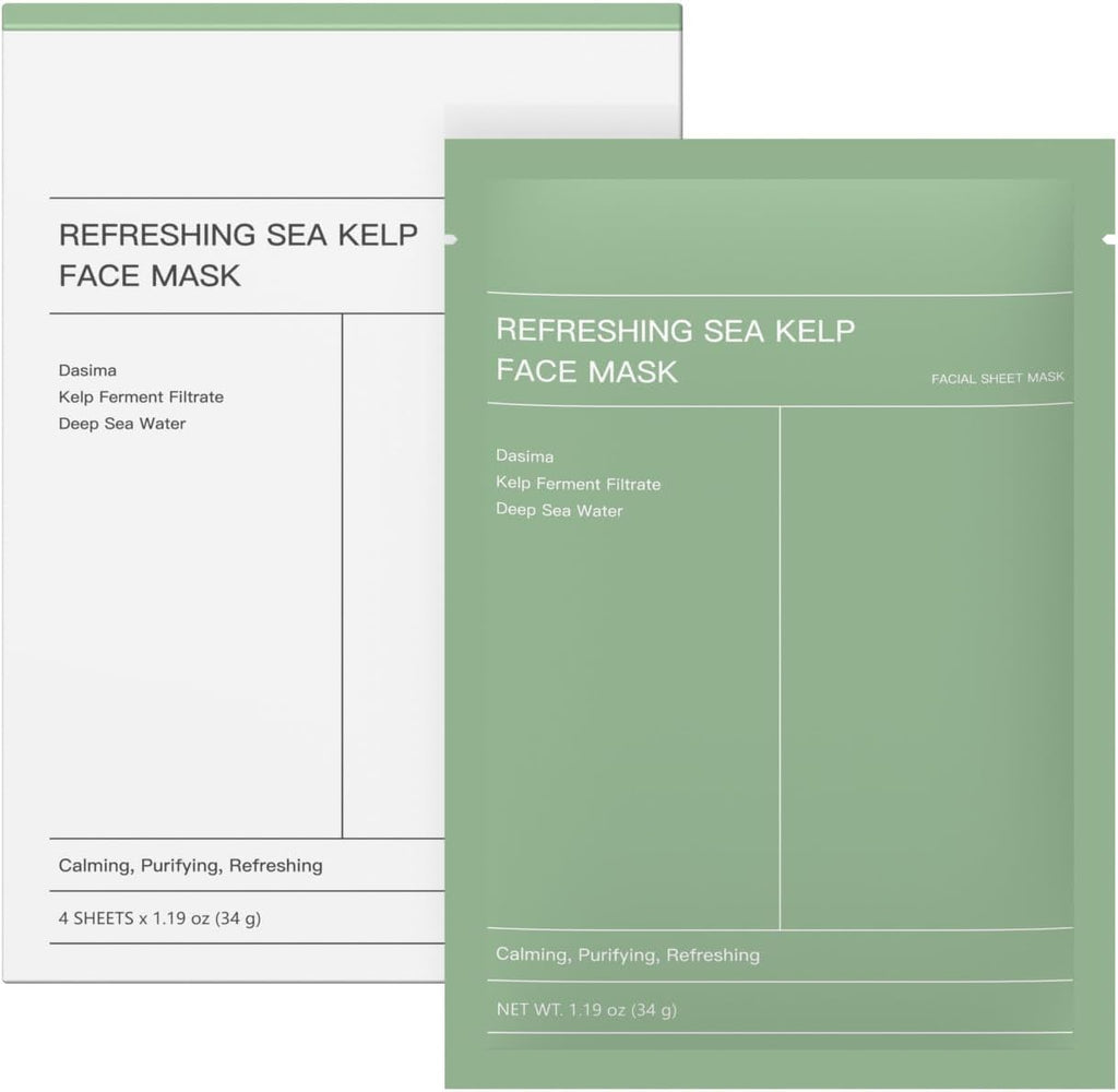 Hydro Cera-nol Real Deep Mask, Overnight Hydrogel Mask, Hydrating Facial Mask For Sensitive Skin, Redness Reducing & Quick Soothing Effect, Korean Skincare, Stocking Stuffers (34g x 4 Masks)