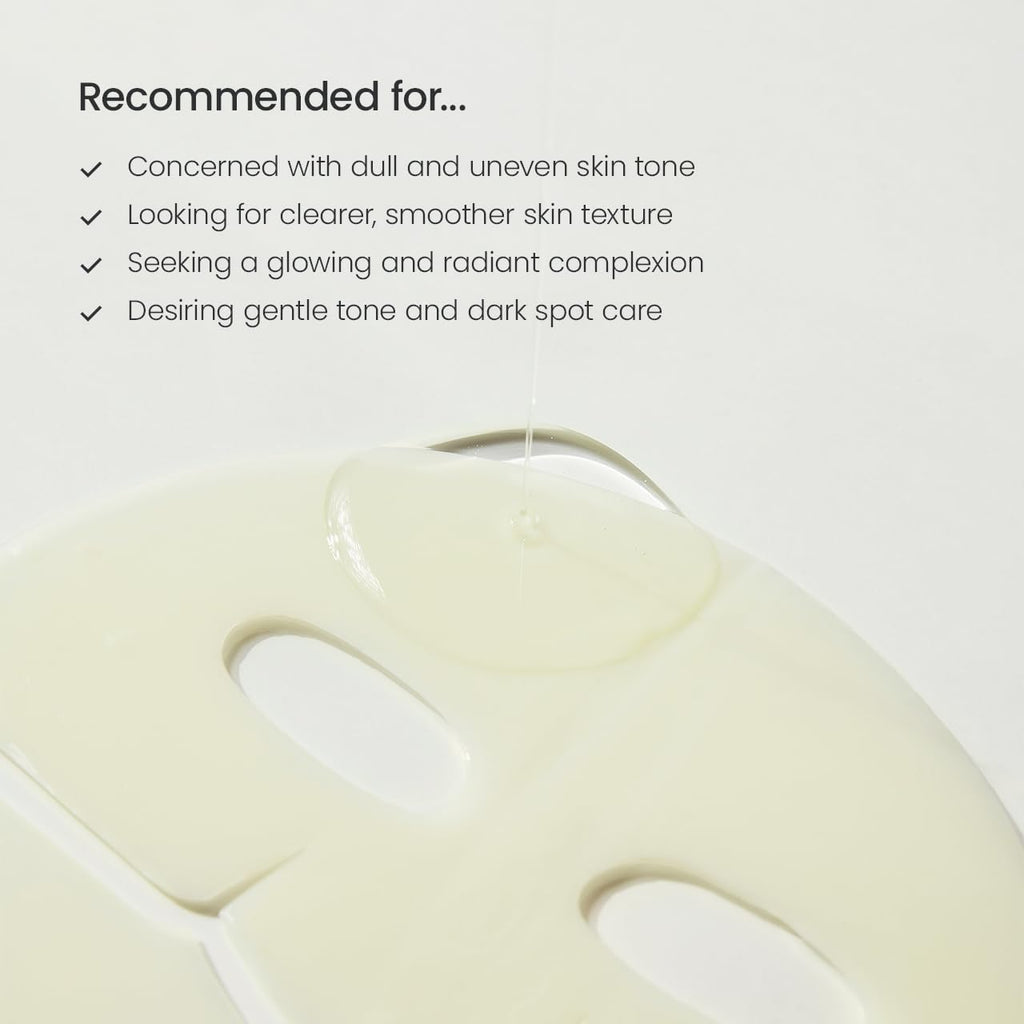 BIODANCE Masque Hydrogel Nuit Rafraîchissant Vraie Algue Marine, Apaisant, Contrôle du sébum et de l'excès de sébum, Soin des imperfections, Soin coréen | 1.19oz(34g) x 4ea