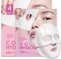 Masque Visage Hydrogel au Collagène NEXTBEAU (Lot de 4, 34g chacun / 1,19oz) – Masques Coréens au Collagène Hydrolysé, Acide Hyaluronique, Niacinamide & Peptides pour une Hydratation Profonde et une Peau Lisse et d'Apparence Saine