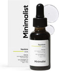 Huile Visage Minimaliste Hydratante | Squalane 100% | Ultra-légère et d'Origine Végétale | Hydratation Légère et Réduction des Ridules, 30 ml 1 fl oz (Lot de 1)