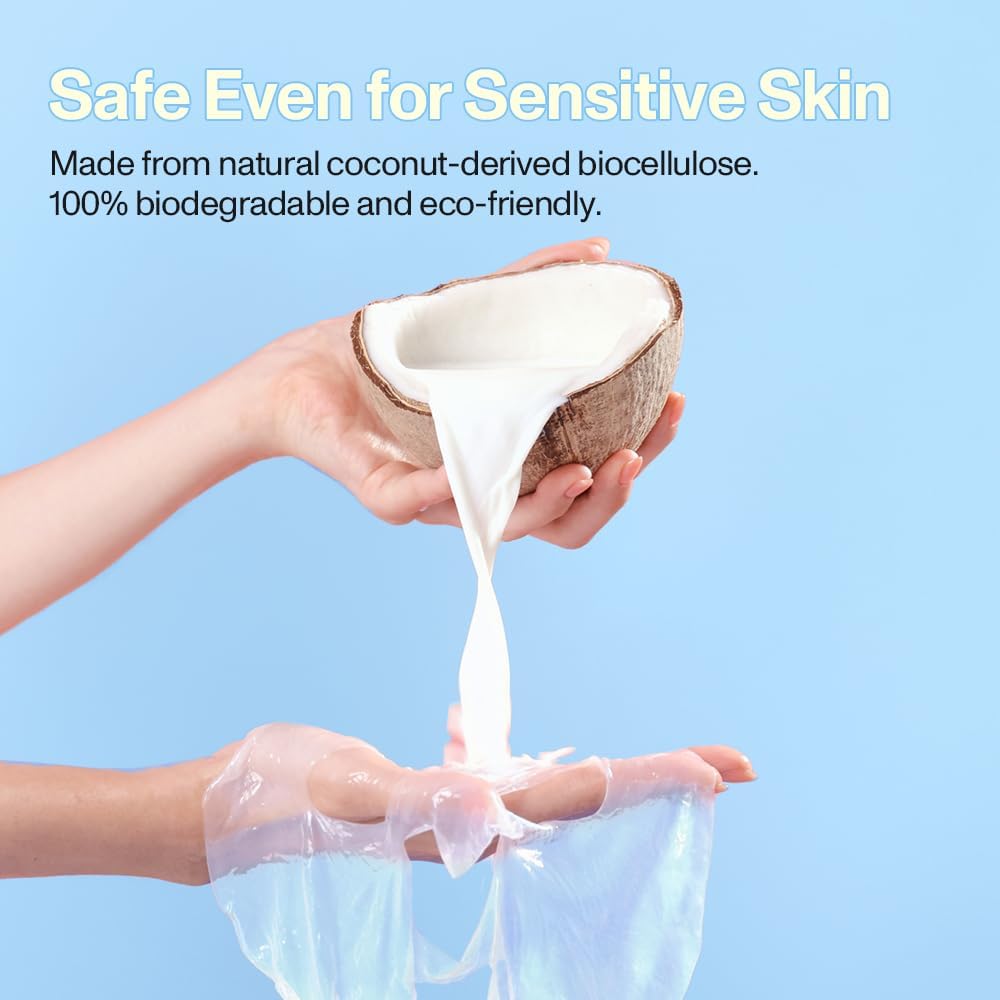 Masque Coréen pour le Visage, Hydratation Profonde, Effet Apaisant Rapide, Barrière Cutanée, Masque Capsule Végan pour Peaux Sensibles (4 masques)