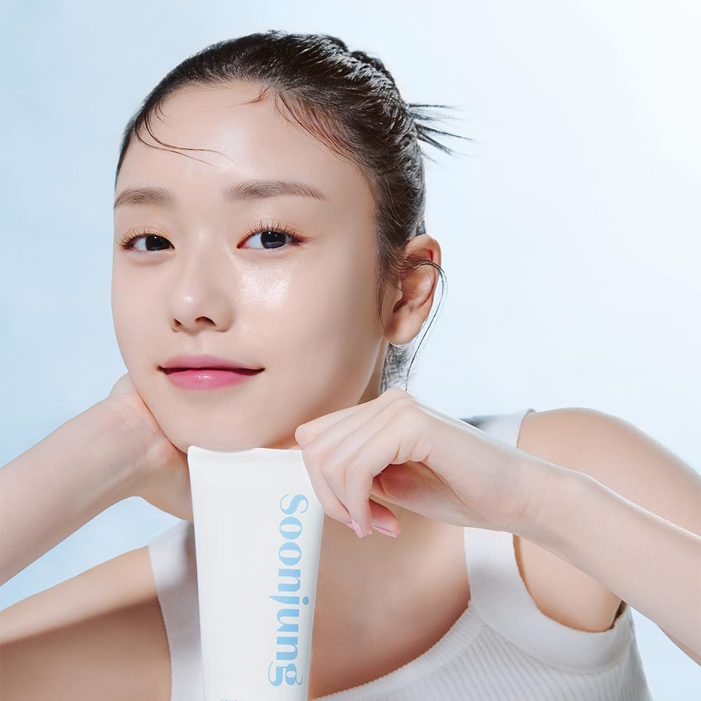 ETUDE SoonJung 5.5 Foam Cleanser | Soft Bubble Hydrating Vegan Facial Cleanser for Sensitive Skin | Fragrance-Free Low-pH Korean Cleansing Wash | K-Beauty | Vegan 5.1 fl. oz. (150ml)