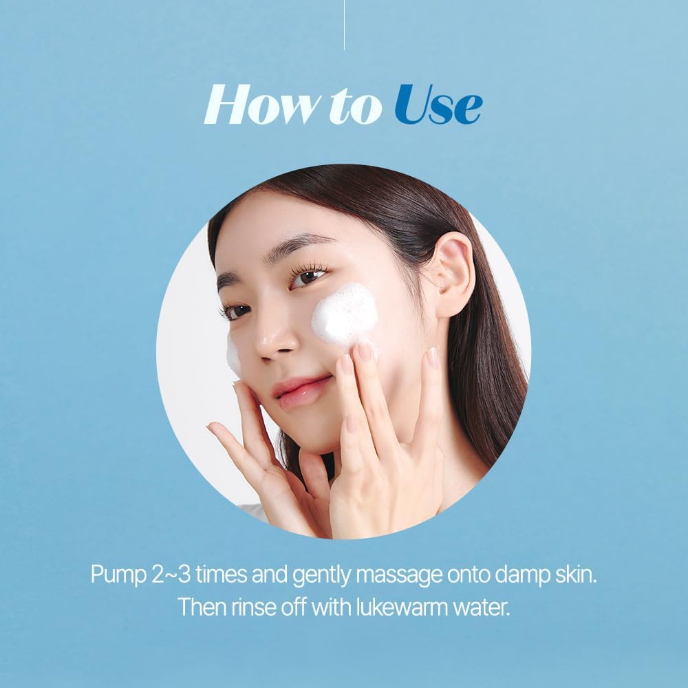 ETUDE SoonJung 5.5 Foam Cleanser | Soft Bubble Hydrating Vegan Facial Cleanser for Sensitive Skin | Fragrance-Free Low-pH Korean Cleansing Wash | K-Beauty | Vegan 5.1 fl. oz. (150ml)
