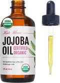 Jojoba Oil (60ml), Organic, 100 Pure & Natural, Revitalises Hair and Gives Skin a Radiant and Youthful Look, Great for Lips, Cuticles, Stretch Marks, Beard, Leaving You Vibrant and Glowing. Works for Men and Women