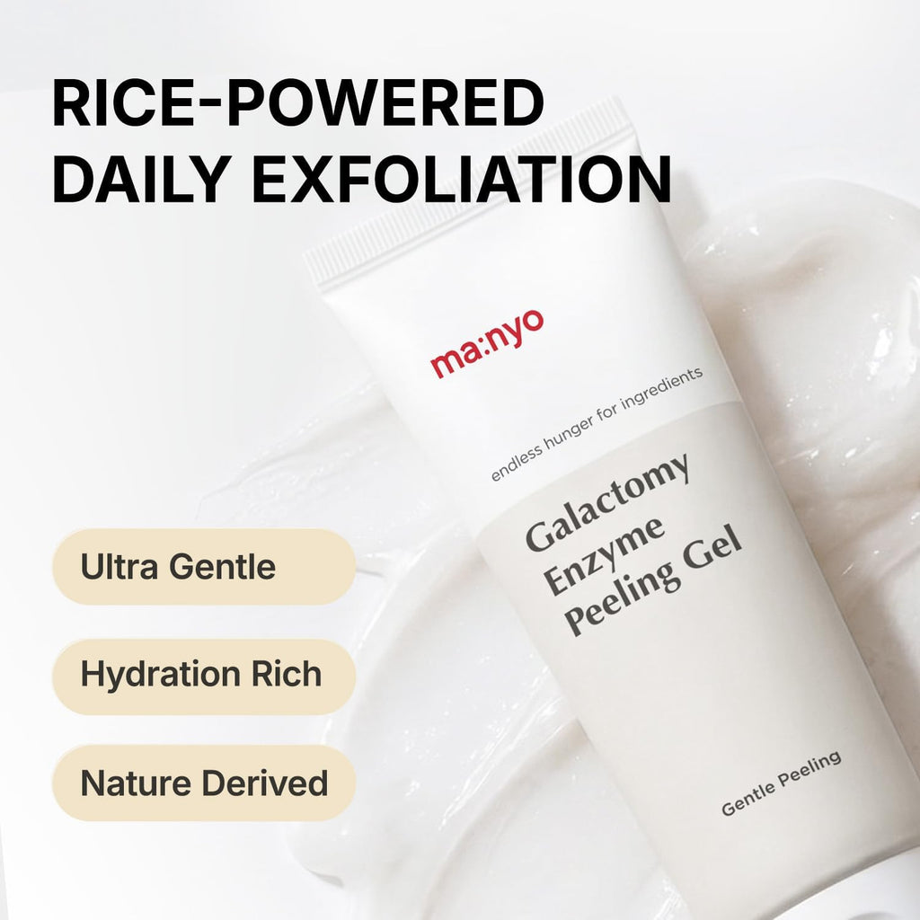 ma:nyo Galactomy Enzyme Peeling Gel Soin de la peau coréen 75 ml (2.5 fl oz) Exfoliant doux