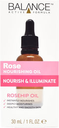 Balance Active Formula Rose Nourishing Oil, 30 ml. Facial Oils for Women | Deeply Moisturises & Strengthens Skin Barrier, Fast-Absorbing Face Oil