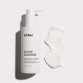 Clear Cleanse | Nettoyant visage hydratant triple céramide | Acide lactique + Acide hyaluronique | Nettoyant barrière cutanée | Non comédogène | 200ml