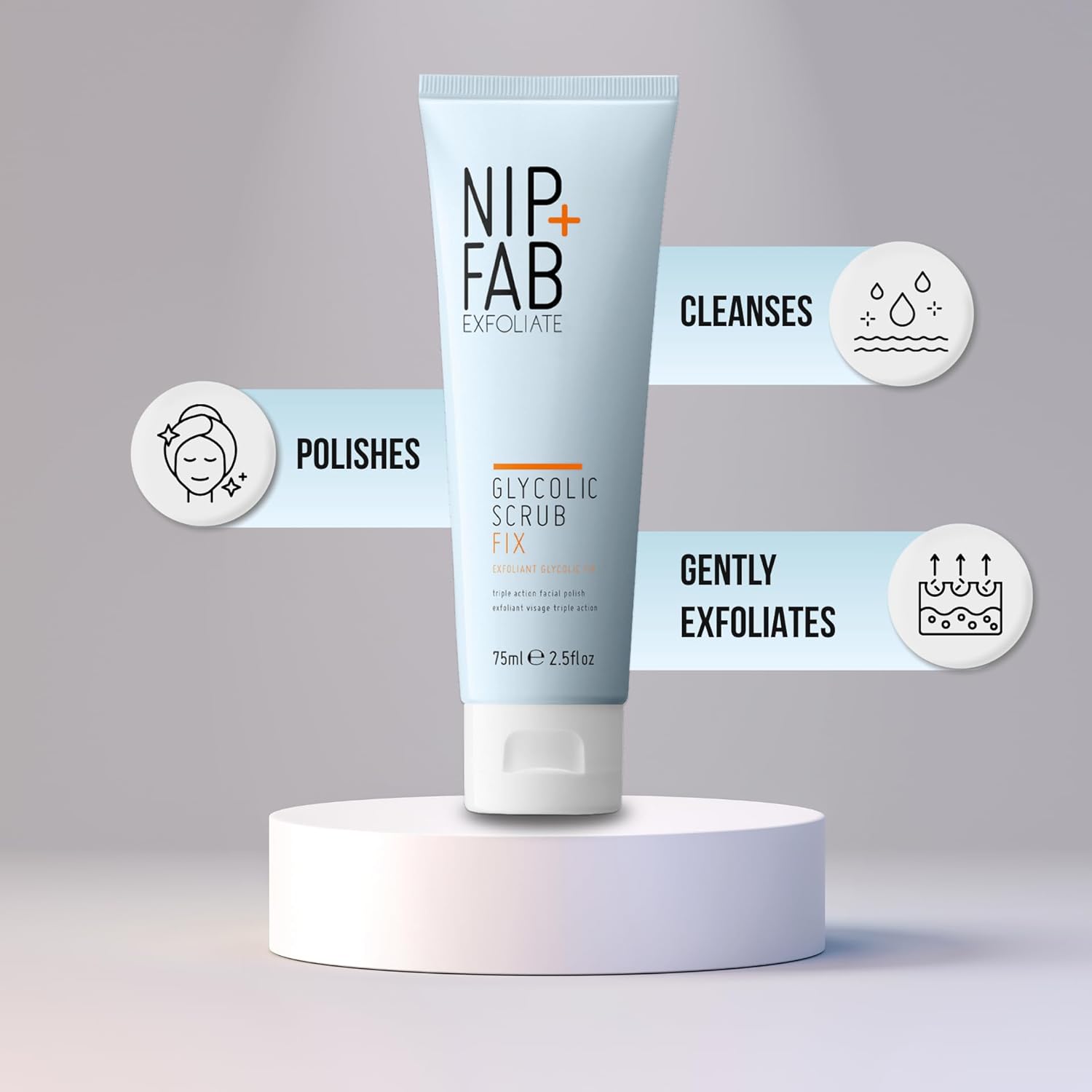 Nip+Fab Glycolic Fix Scrub, 75 ml