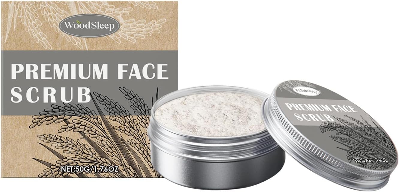 Gommage Visage Nettoyant Exfoliant Unifie le Teint Ingrédients Doux Éclaircit la Peau