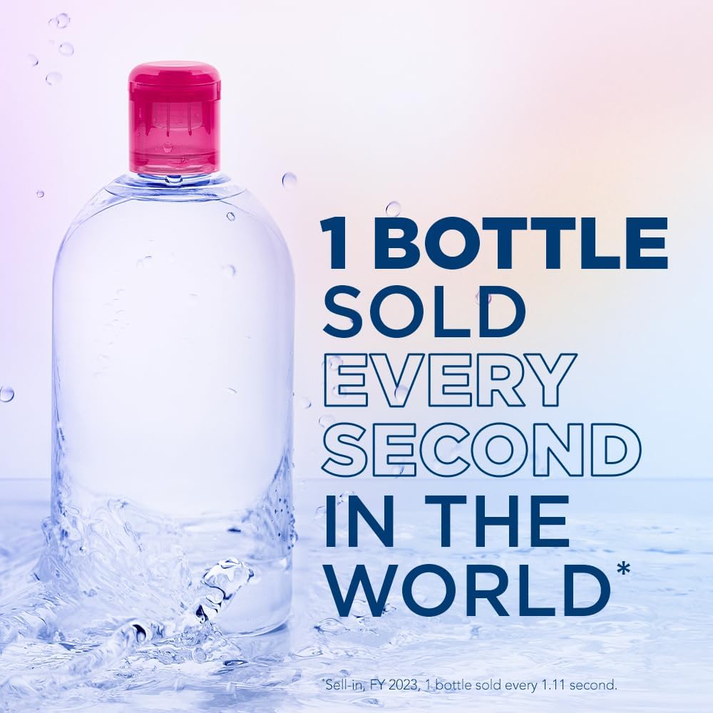 BIODERMA Sensibio H2O Eau Micellaire - Nettoyant Démaquillant Apaisant Visage pour Peaux Sensibles, 500ml