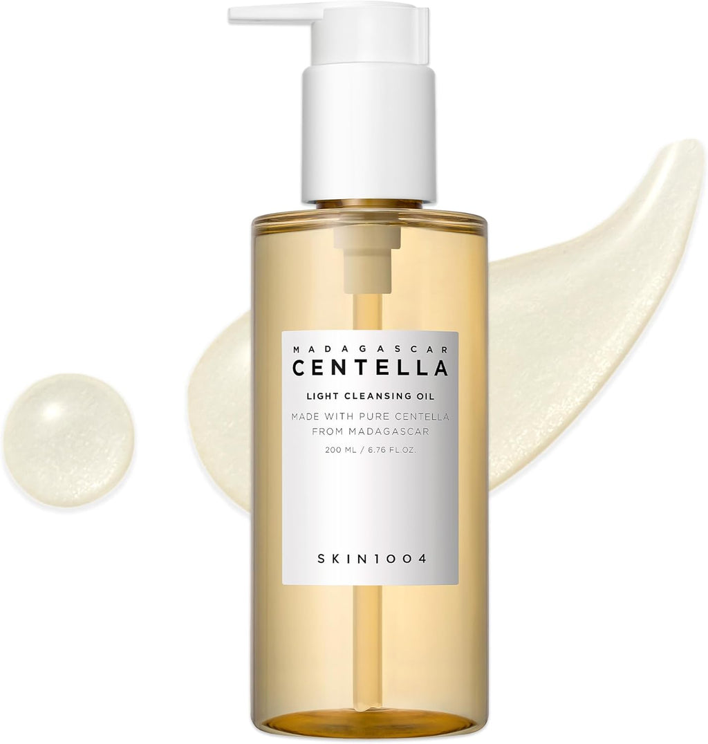 SKIN1004 Huile Démaquillante Centella de Madagascar, 200 ml, Nettoyant & Démaquillant à l'Huile de Centella Asiatica, Hydratant & Doux, Léger, Améliore la Propreté et la Douceur de la Peau, Soin Coréen