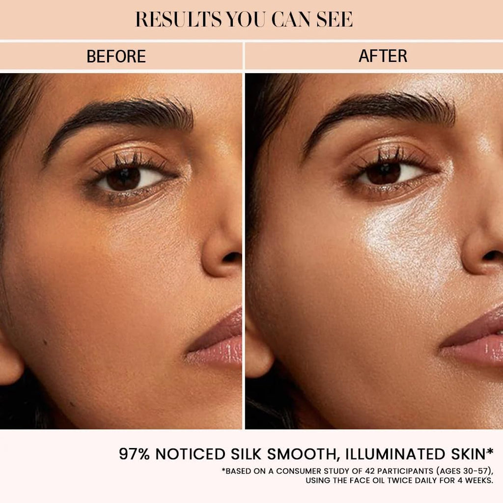 BiE (BEAUTY IN EVERYTHING) Huile Éclat Visage au Squalane et Kumkumadi pour un éclat et une luminosité instantanés | Pour peaux sèches, mixtes, sensibles | Huile visage pour hommes et femmes | Sans parfum ajouté | 10ml