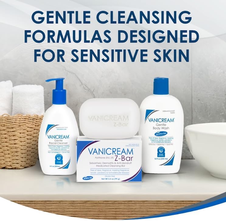 Nettoyant doux pour le visage Vanicream avec distributeur à pompe - 237 ml - Formulé sans irritants courants pour les peaux sensibles