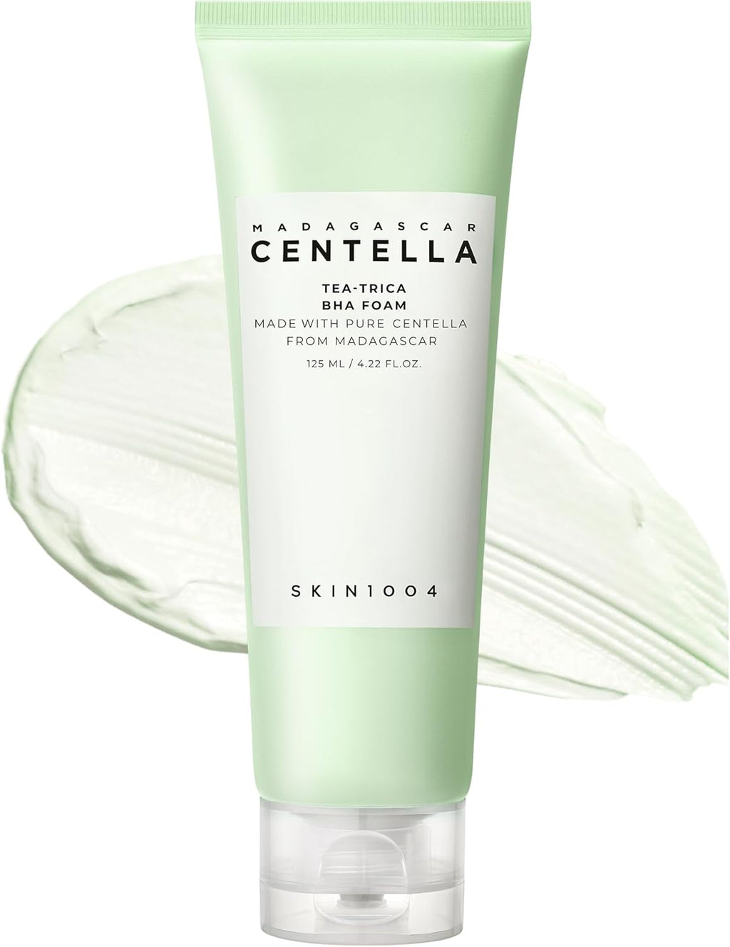 SKIN1004 Poremizing Deep Cleansing Foam, 125ml, Makeup Remover, Korean Face Cleanser with Himalayan Pink Salt & Madagascar Centella Asiatica, Gentle Facial Cleanser for Pore Care, Daily Korean Skincare