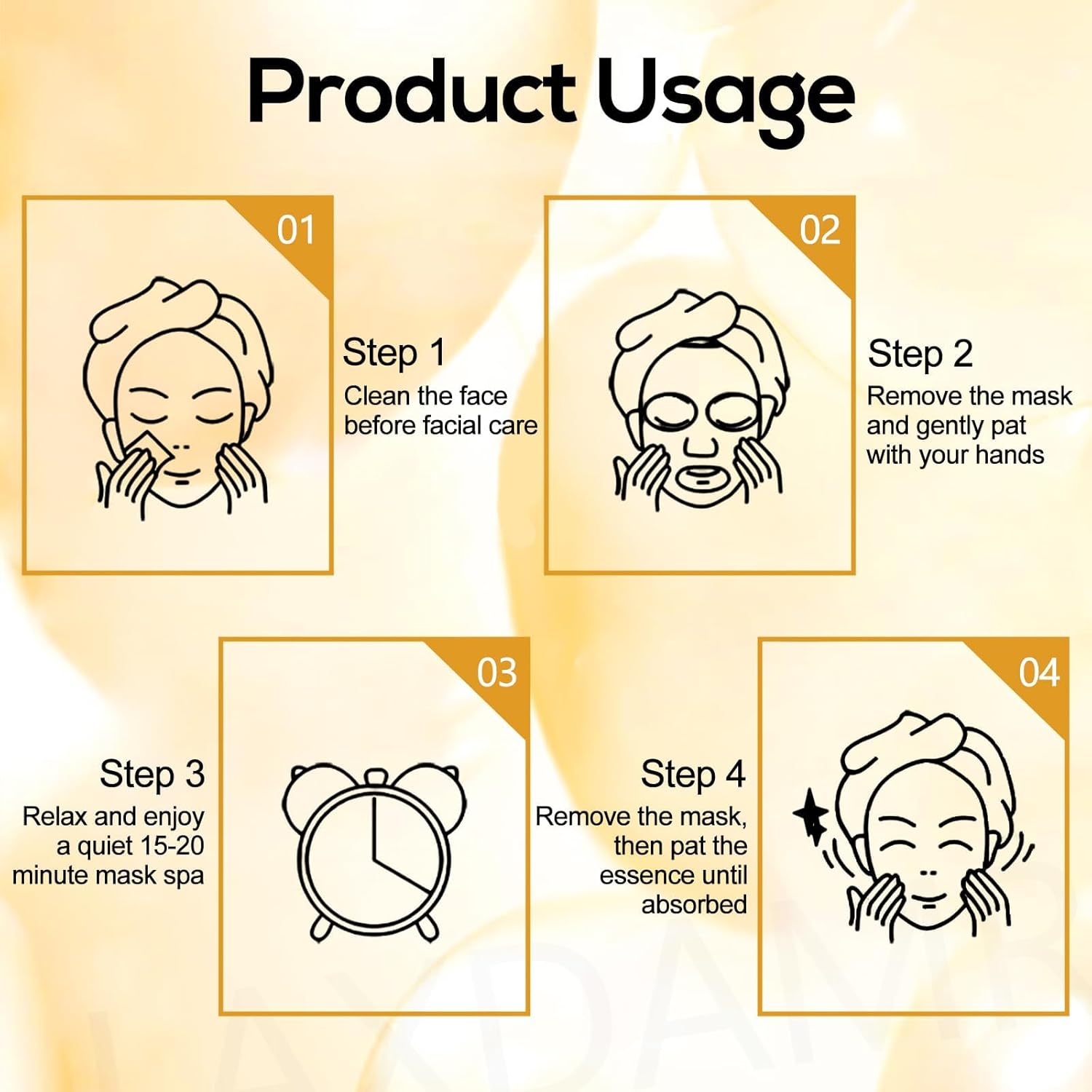 12 masques faciaux coréens, masque en feuille de collagène avec acide salicylique, hydratant et apaisant pour une peau lisse et saine (masque en feuille hydratant et apaisant)