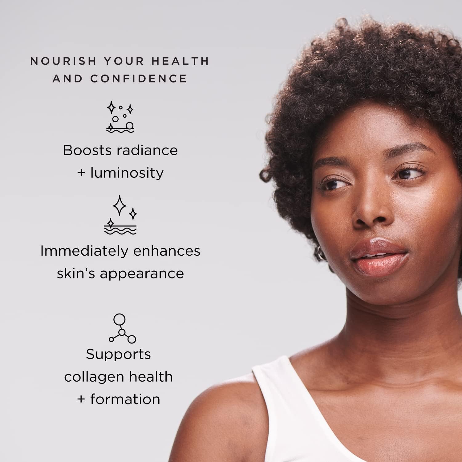 Huile visage hydratante JSHealth pour femmes et hommes à l'huile de rose et à l'huile de vitamine E pour la peau - Huile faciale pour peaux sèches