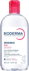 BIODERMA Sensibio H2O Eau Micellaire - Nettoyant Démaquillant Apaisant Visage pour Peaux Sensibles, 500ml