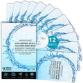 Masque facial au collagène avec acide hyaluronique, masques en tissu hydratants pour peaux sèches, sensibles, tous types de peau, 12 pièces