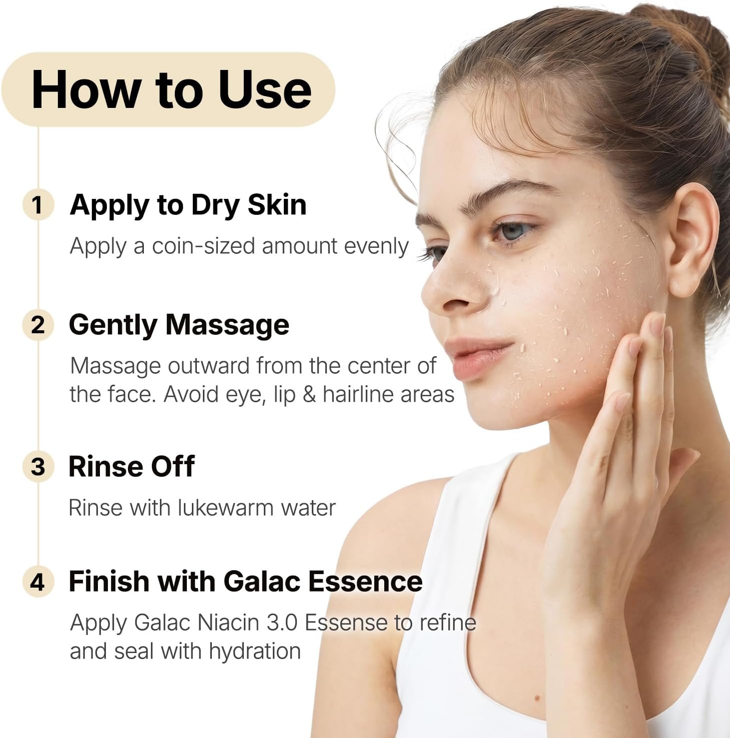 ma:nyo Galactomy Enzyme Peeling Gel Soin de la peau coréen 75 ml (2.5 fl oz) Exfoliant doux