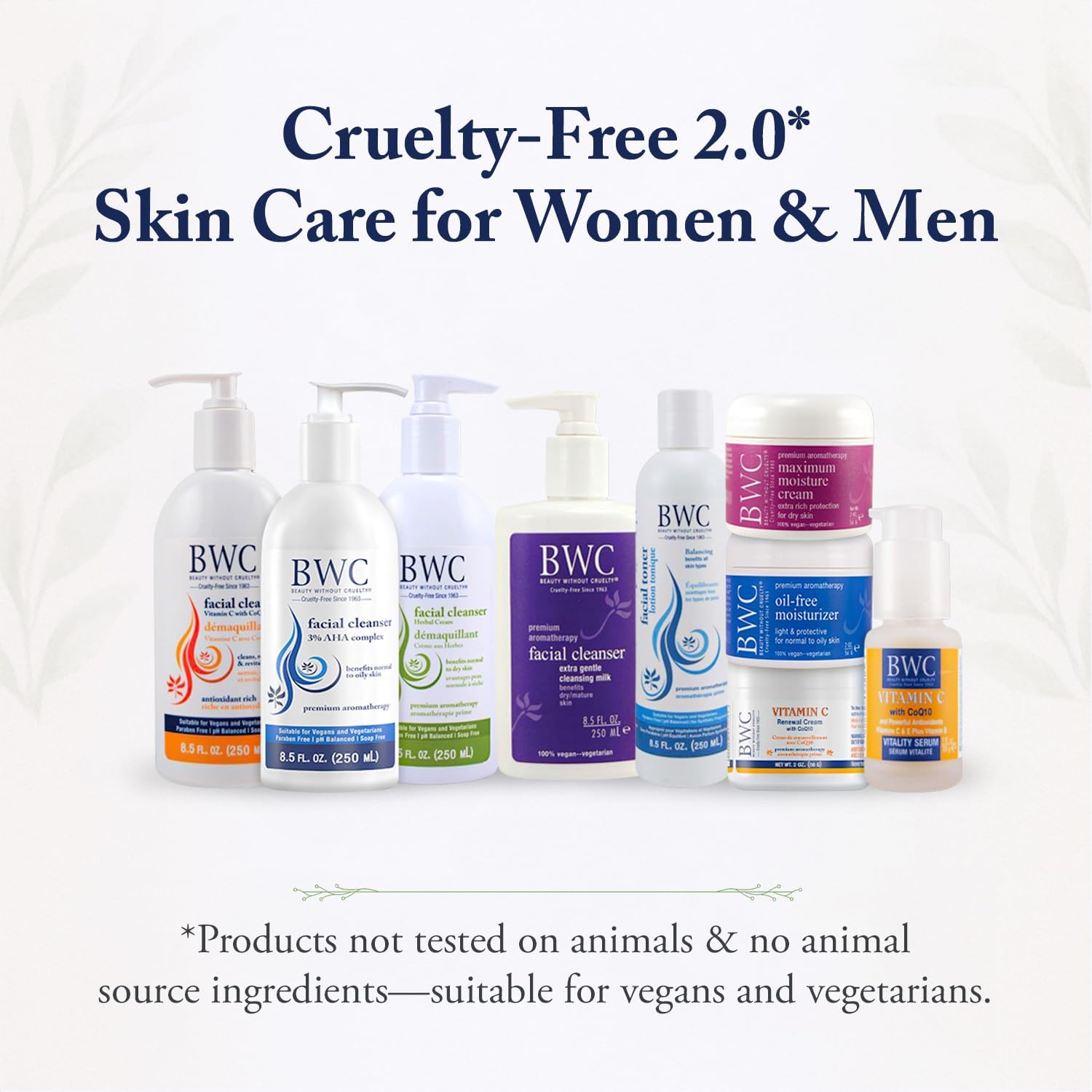 Nettoyant Visage AHA Beauty Without Cruelty – Nettoyant Exfoliant aux Ingrédients Botaniques et Huiles Essentielles, Bénéfique pour les Peaux Normales à Grasses, Végan et Non Testé sur les Animaux, 250 ml