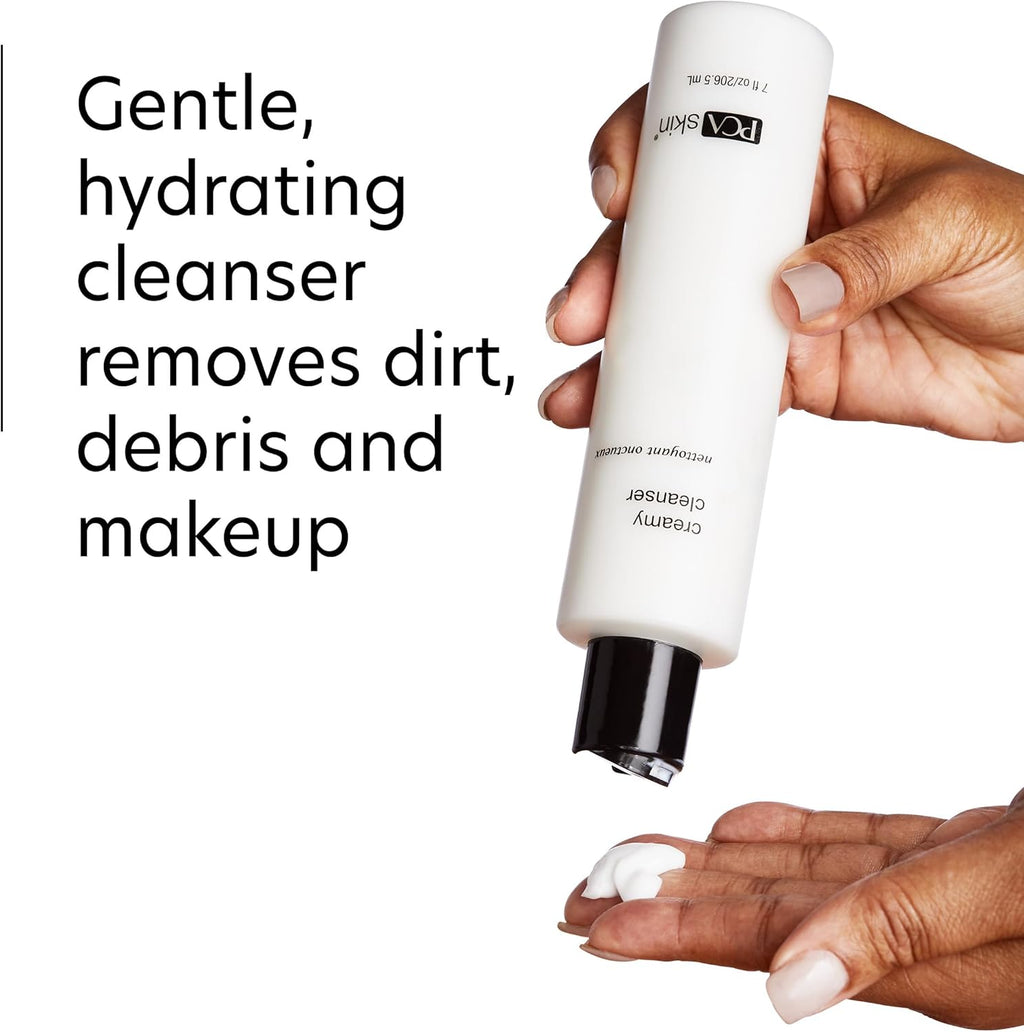 Nettoyant Visage Hydratant Crémeux PCA SKIN - Nettoyant Quotidien Moussant Non Desséchant pour Peaux Sèches et Sensibles (207 ml)