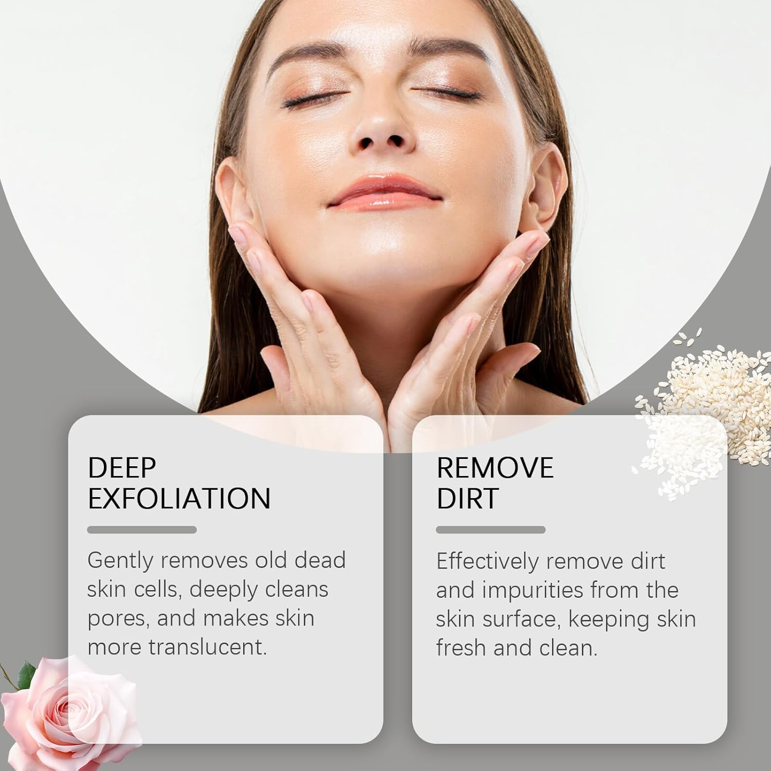 Facial Scrub Facial Cleansing Exfoliating Even Skin Tone Gentle Ingredients Brighten Skin