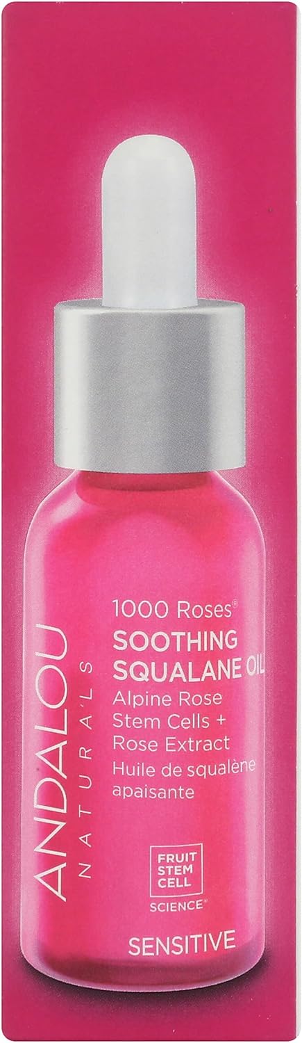 Huile Apaisante au Squalane 1000 ROSES® Andalou Naturals