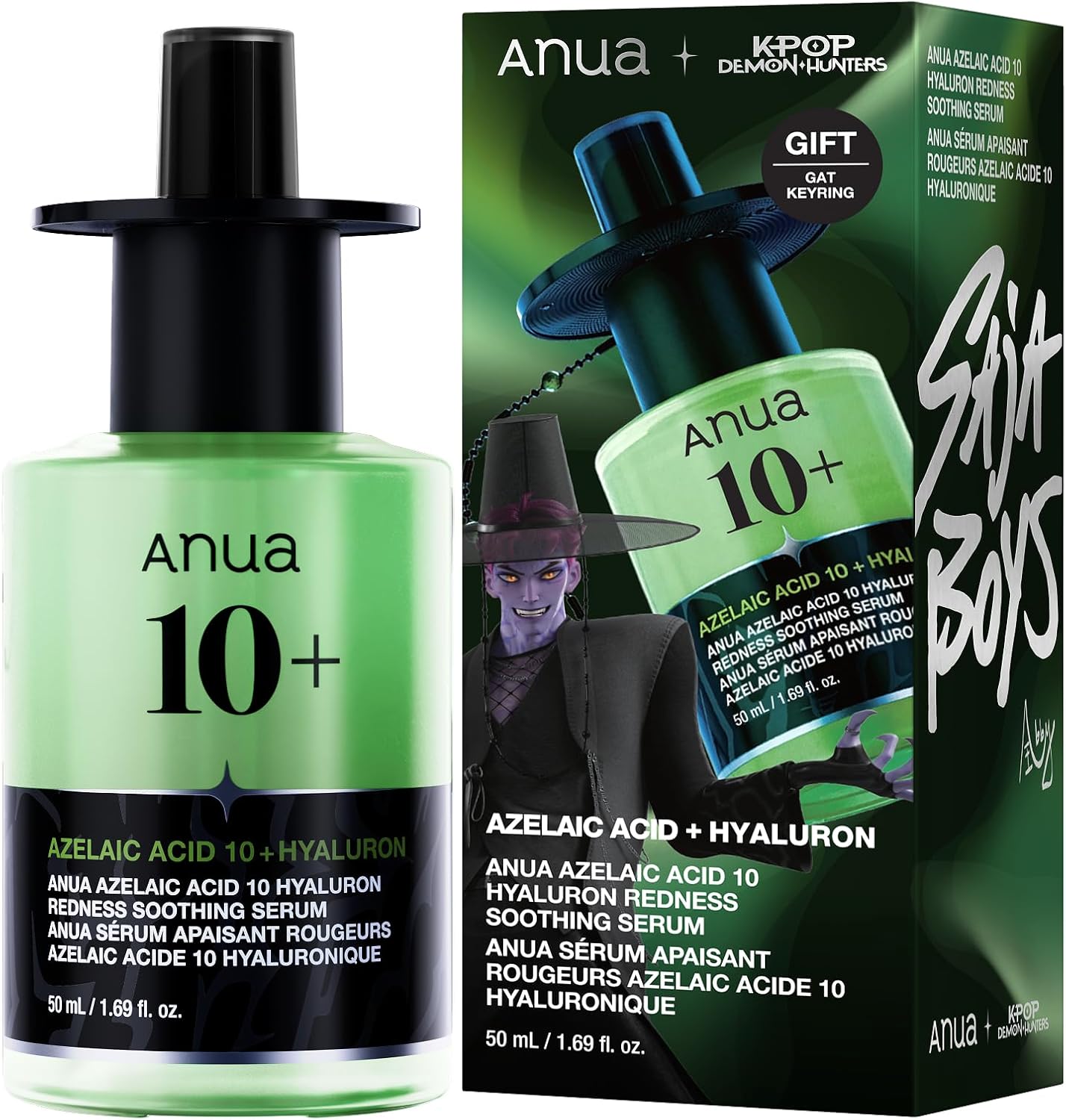 Sérum Apaisant Anua à l'Acide Azélaïque 10 et à l'Acide Hyaluronique, Sérum Visage pour Peaux Sensibles et à Imperfections, Soin Anti-Imperfections Léger et Hydratant, Acide Hyaluronique, Soin Coréen, 30 ml.