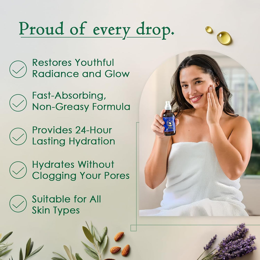 Organic Blend of Olive, Lavender, Almond and Grapeseed oils with Vitamin E. Day and night Moisturizer for Skin, Dry Hair, Face, Scalp, Foot, Cuticle and Nail Care. Natural Body oil for Men and Women