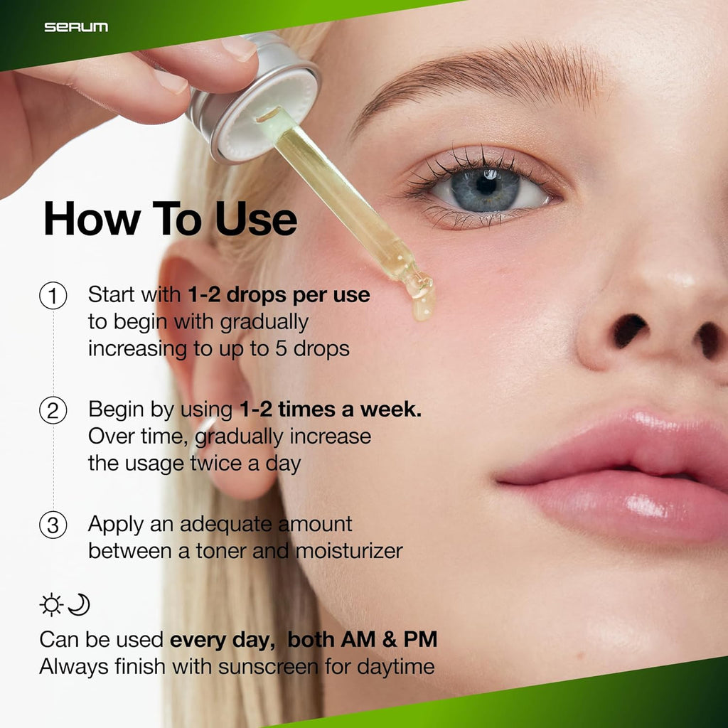 Sérum Apaisant Anua à l'Acide Azélaïque 10 et à l'Acide Hyaluronique, Sérum Visage pour Peaux Sensibles et à Imperfections, Soin Anti-Imperfections Léger et Hydratant, Acide Hyaluronique, Soin Coréen, 30 ml.