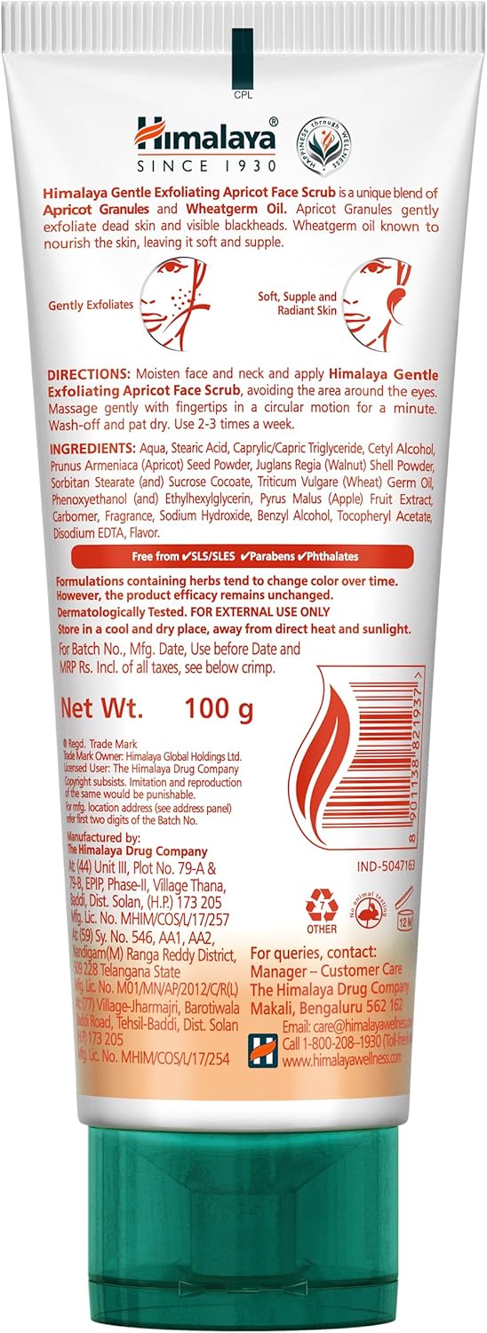 Himalaya Gommage Doux Exfoliant au Noyer 100 g