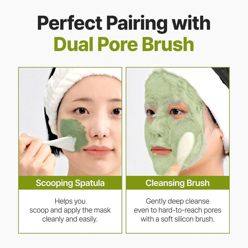 P.CALM Holy Basil Bubble Deep Mask 90g Masque coréen purifiant pour les pores, à rincer, pour le soin des points noirs et du sébum des peaux sensibles